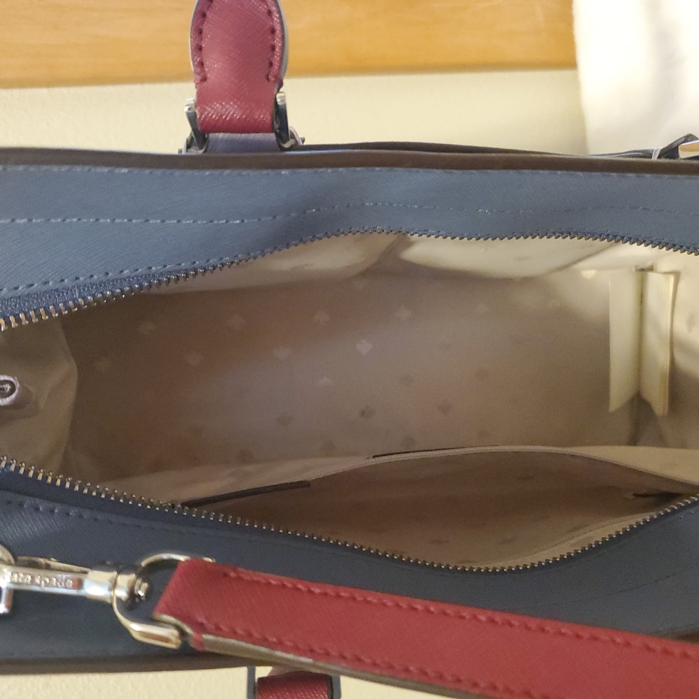 Kate Spade Cameron Blue and Purple Medium Satchel - Picture 4 of 4
